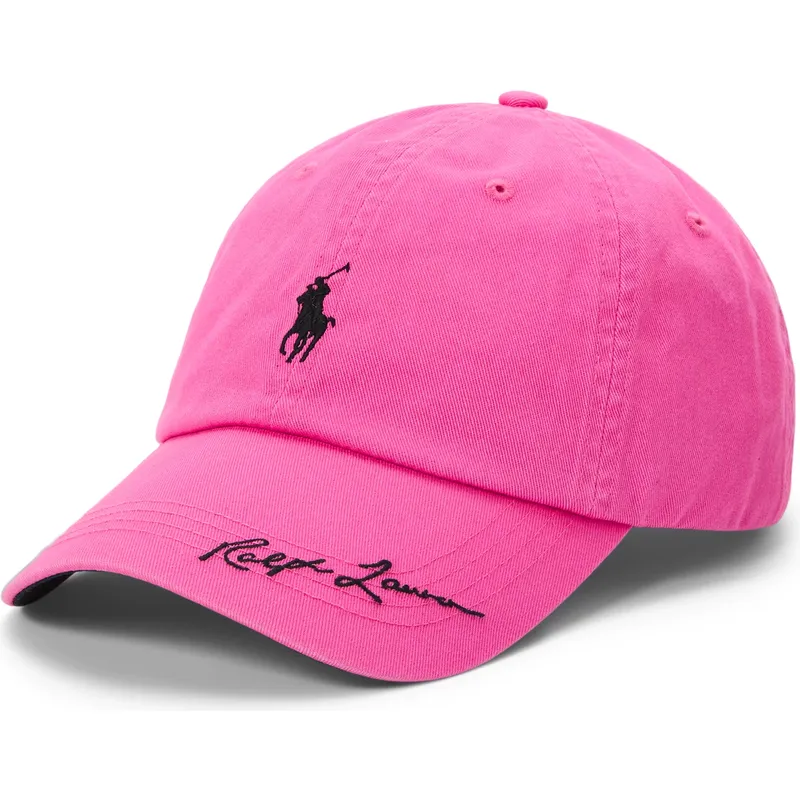 cappello-curvo-rosa-regolabile-pink-pony-twill-di-polo-ralph-lauren