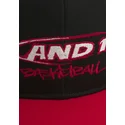 and1-snapback-kappe-mit-flachem-schirm-in-schwarz-und-rot-graffiti-logo