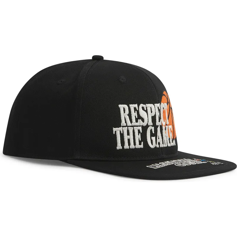 gorra-plana-negra-snapback-respect-the-game-slogan-de-and1