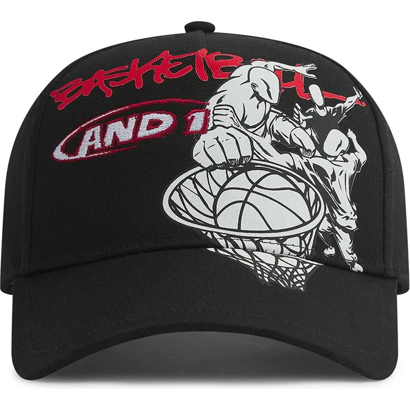 svart-bojd-snapback-keps-dunk-graffiti-fran-and1