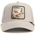 casquette-trucker-grise-loup-maverick-howling-in-harmony-core-canvas-the-farm-goorin-bros
