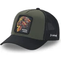 cappellino-trucker-verde-e-nero-leone-natural-mystik-mys-beasts-di-capslab