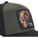 grune-und-schwarze-trucker-kappe-lowe-natural-mystik-mys-beasts-von-capslab