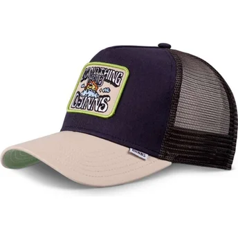 Czapka trucker granatowa i beżowa Do Nothing Club HFT DNC Sun od Djinns