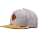 cappello-piatto-grigio-e-marrone-snapback-linen-2015-di-djinns