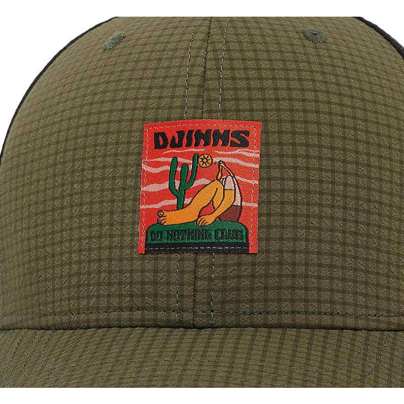 justerbar-truefit-resting-man-gron-og-sort-buet-kasket-fra-djinns