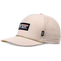 snapback-beige-con-visiera-curva-hft-sunday-coffee-cord-di-djinns