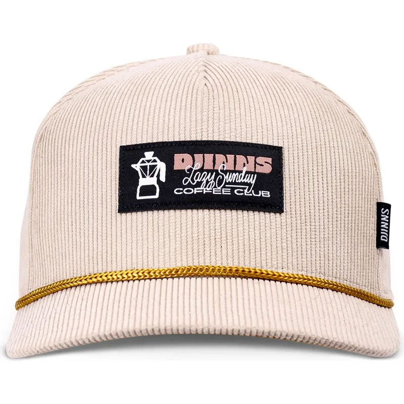 czapka-z-daszkiem-bezowa-snapback-hft-sunday-coffee-cord-od-djinns