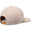 snapback-beige-con-visiera-curva-hft-sunday-coffee-cord-di-djinns