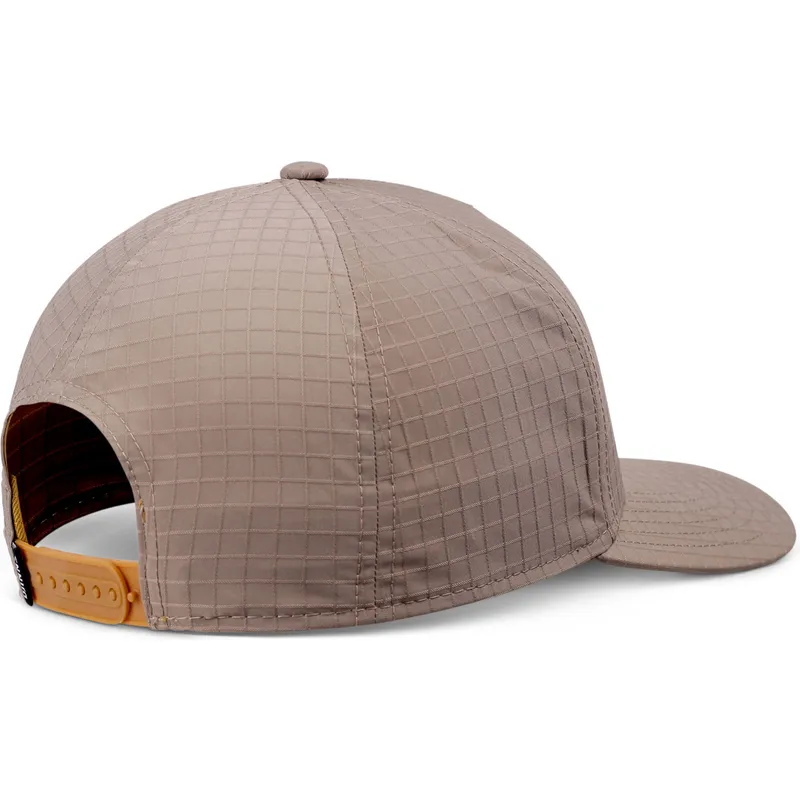 brun-buet-snapback-kasket-hft-sunday-coffee-ripstop-fra-djinns