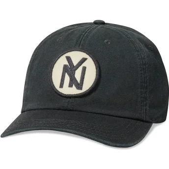 Cappellino curvo nero regolabile New York Black Yankees Hepcat di American Needle