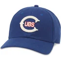 cappellino-curvo-blu-regolabile-cleveland-cubs-archive-legend-di-american-needle