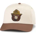cappellino-curvo-marrone-snapback-smokey-bear-roscoe-di-american-needle