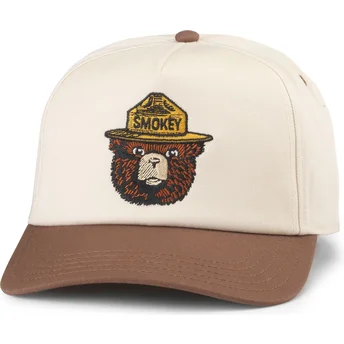 Casquette courbée marron snapback Smokey Bear Roscoe American Needle