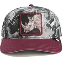 czerwona-czapka-z-daszkiem-snapback-nosorozec-tuff-camo-desaturated-camo-the-farm-od-goorin-bros