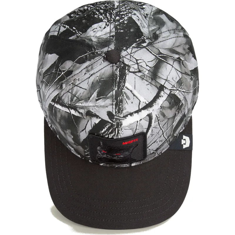 cappellino-visiera-curva-nero-snapback-gatto-misfit-camo-desaturated-camo-the-farm-di-goorin-bros
