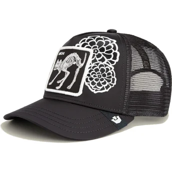 Gorra trucker negra gato Dia De Michi Dia De Los Muertos The Farm de Goorin Bros.