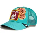 casquette-trucker-bleue-flamant-dia-de-pancho-dia-de-los-muertos-the-farm-goorin-bros