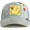 cappellino-trucker-grigio-e-giallo-anatra-duck-off-ducking-autocorrect-happy-thoughts-the-farm-di-goorin-bros