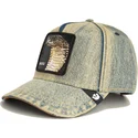 goorin-bros-pit-boss-the-showdown-the-farm-bla-denim-kurvad-keps-med-orm-snapback