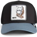 trucker-cap-schwarz-und-grau-eichhornchen-nuts-lerriuqs-flip-side-2-the-farm-von-goorin-bros