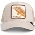 gorra-trucker-beige-lagarto-the-outlaw-lizard-sport-the-farm-fra-goorin-bros