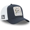 cappellino-curvo-blu-marino-e-bianco-snapback-tom-taj6-tom-looney-tunes-di-capslab