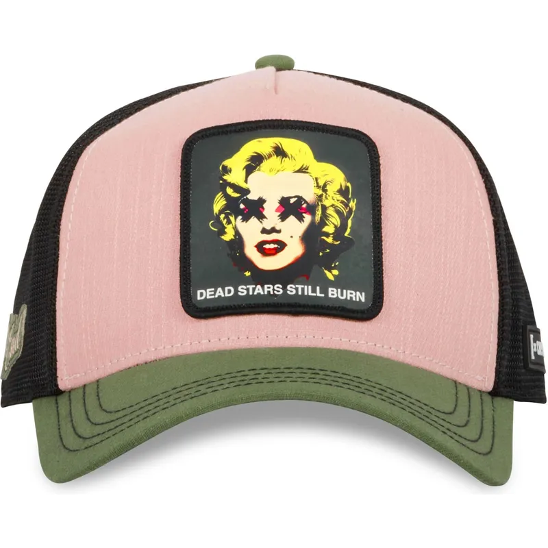 czapka-trucker-multicolor-marilyn-monroe-dead-stars-still-burn-art-dead-famous-od-capslab