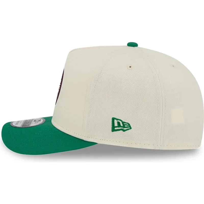gorra-kurvet-beige-og-gron-snapback-9fifty-a-frame-precurved-hardwood-classics-fra-boston-celtics-nba-fra-new-era