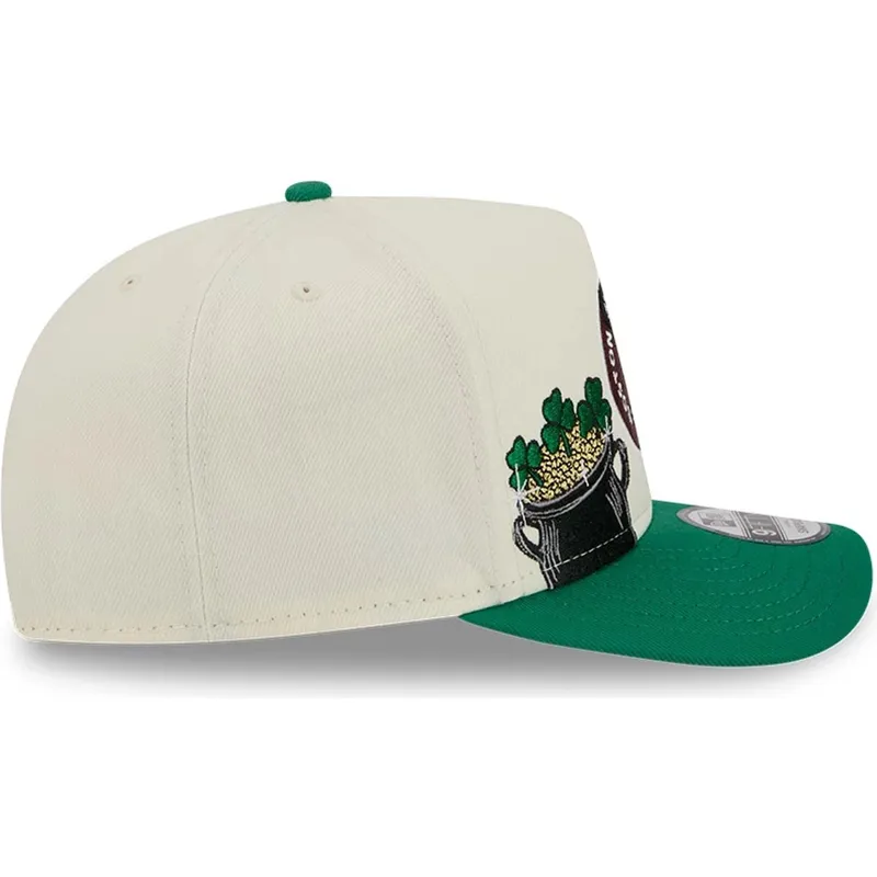 boston-celtics-nba-new-era-9fifty-a-frame-precurved-hardwood-classics-beige-och-gron-snapback-keps