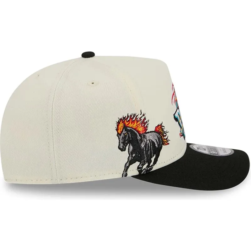 beige-och-svart-bojd-keps-snapback-9fifty-a-frame-precurved-hardwood-classics-detroit-pistons-nba-fran-new-era