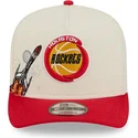 beige-och-rod-bojd-keps-snapback-9fifty-a-frame-precurved-hardwood-classics-houston-rockets-nba-fran-new-era