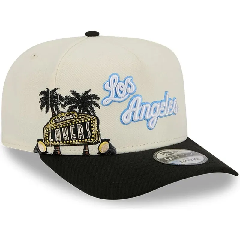 czapka-z-daszkiem-bezowo-czarna-snapback-9fifty-a-frame-precurved-hardwood-classics-los-angeles-lakers-nba-od-new-era