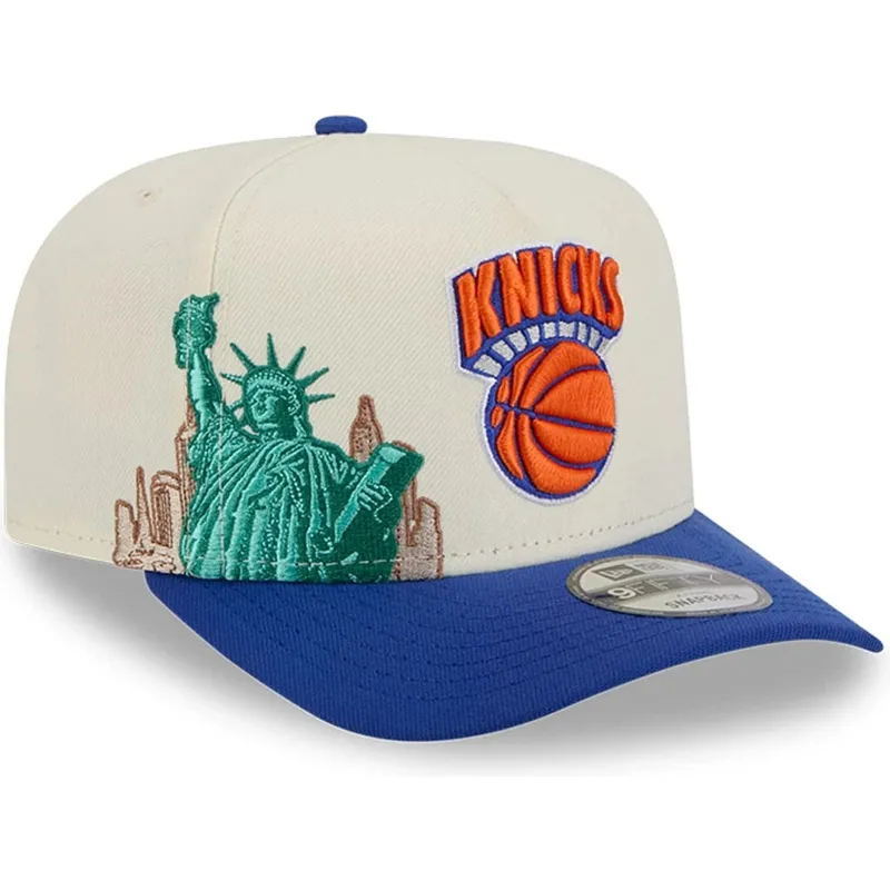 gorra-curva-beige-y-azul-snapback-9fifty-a-frame-precurved-hardwood-classics-de-new-york-knicks-nba-de-new-era