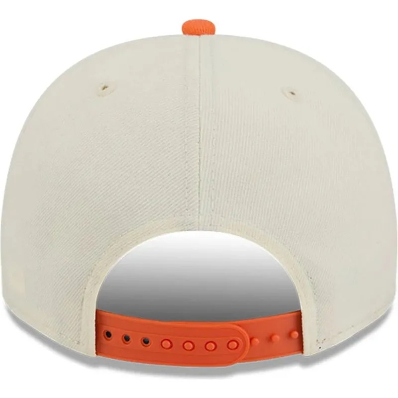 gorra-curva-beige-y-naranja-snapback-9fifty-a-frame-precurved-hardwood-classics-de-phoenix-suns-nba-de-new-era