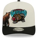 bezowo-czarna-czapka-z-zakrzywionym-daszkiem-snapback-9fifty-a-frame-precurved-hardwood-classics-vancouver-grizzlies-nba-marki-n