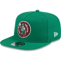 cappello-piatto-verde-snapback-9fifty-a-frame-hardwood-classics-di-boston-celtics-nba-di-new-era