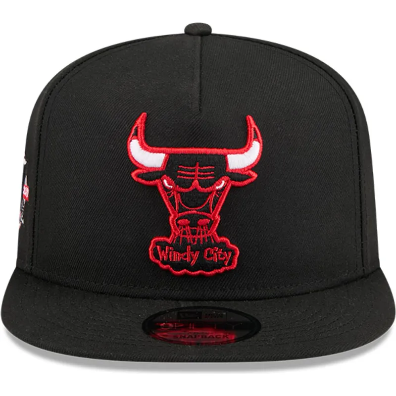 sort-flad-snapback-9fifty-a-frame-hardwood-classics-kasket-fra-chicago-bulls-nba-af-new-era