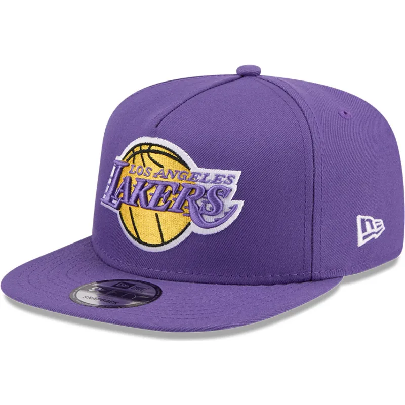 violet-fladskaerm-snapback-9fifty-a-frame-hardwood-classics-los-angeles-lakers-nba-kasket-fra-new-era