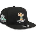 casquette-plate-noire-snapback-9fifty-a-frame-hardwood-classics-milwaukee-bucks-nba-new-era