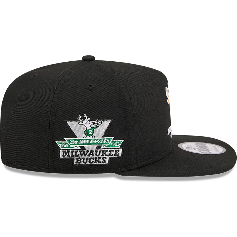 czarna-plaska-czapka-snapback-9fifty-a-frame-hardwood-classics-milwaukee-bucks-nba-od-new-era