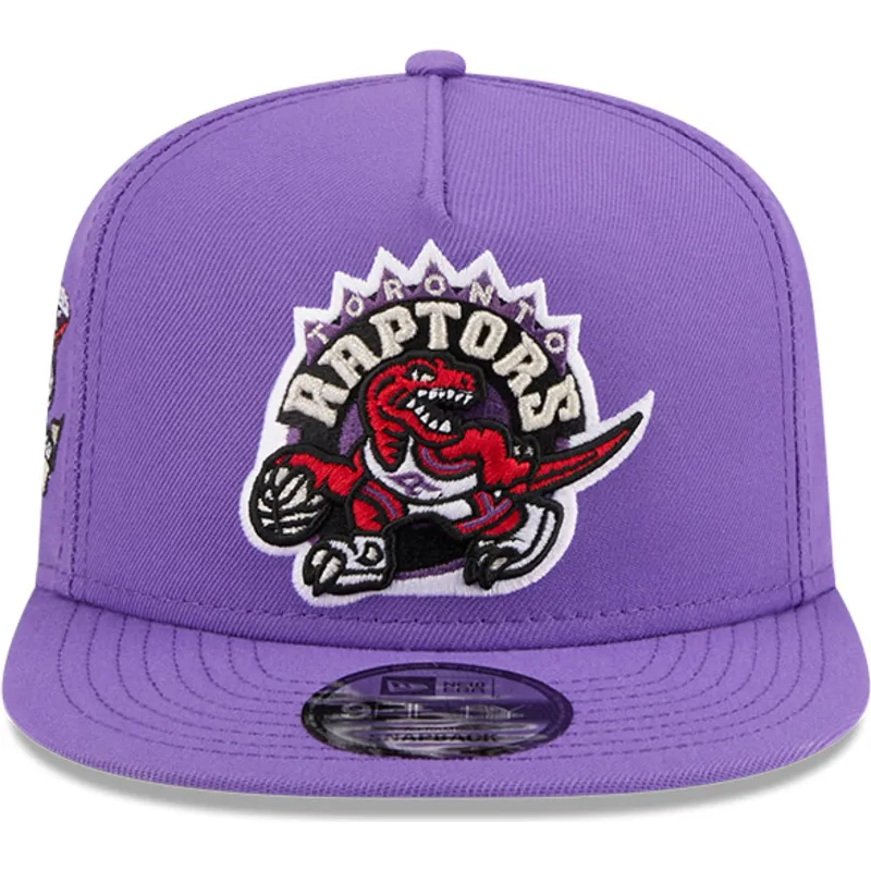 violette-snapback-schirmmutze-9fifty-a-frame-hardwood-classics-der-toronto-raptors-nba-von-new-era
