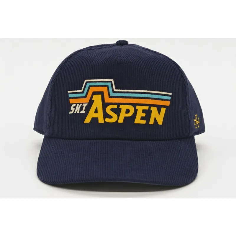 morkebla-snapback-kasket-med-buet-skygge-aspen-printed-cord-fra-american-needle