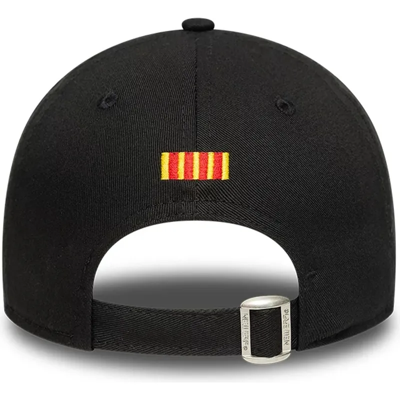 cappellino-curvo-nero-regolabile-per-bambino-fc-barcelona-laliga-9forty-core-di-new-era