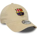 cappellino-curva-beige-regolabile-del-fc-barcelona-laliga-9twenty-cord-di-new-era