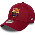 cappellino-curvo-rosso-regolabile-per-bambino-fc-barcelona-laliga-9forty-core-di-new-era