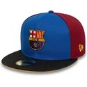 flad-bla-og-rod-fitted-kasket-fra-fc-barcelona-laliga-59fifty-mes-que-un-club-fra-new-era