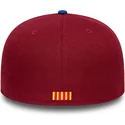 cappello-piatto-blu-e-rosso-regolabile-fc-barcelona-laliga-59fifty-mes-que-un-club-di-new-era