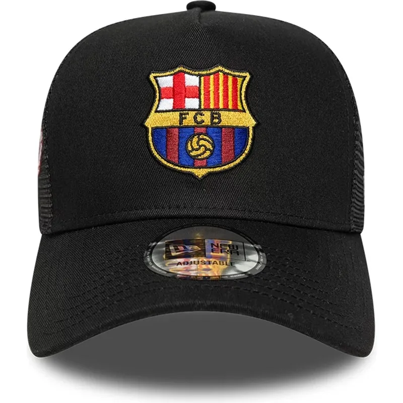 casquette-trucker-noire-fc-barcelona-laliga-a-frame-patch-new-era