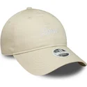 cappellino-curvo-beige-regolabile-da-donna-fc-barcellona-laliga-9twenty-wordmark-di-new-era